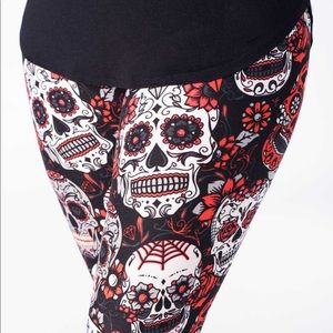 Sweetlegs Leggings Sugar Skulls